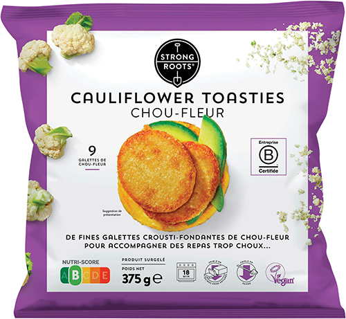 GALETTES DE CHOU-FLEUR SURGELÉES