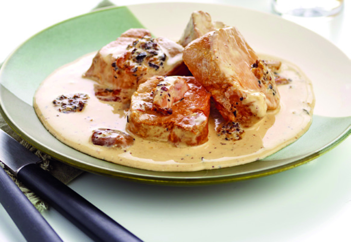 FILET MIGNON DE PORC AUX CÈPES