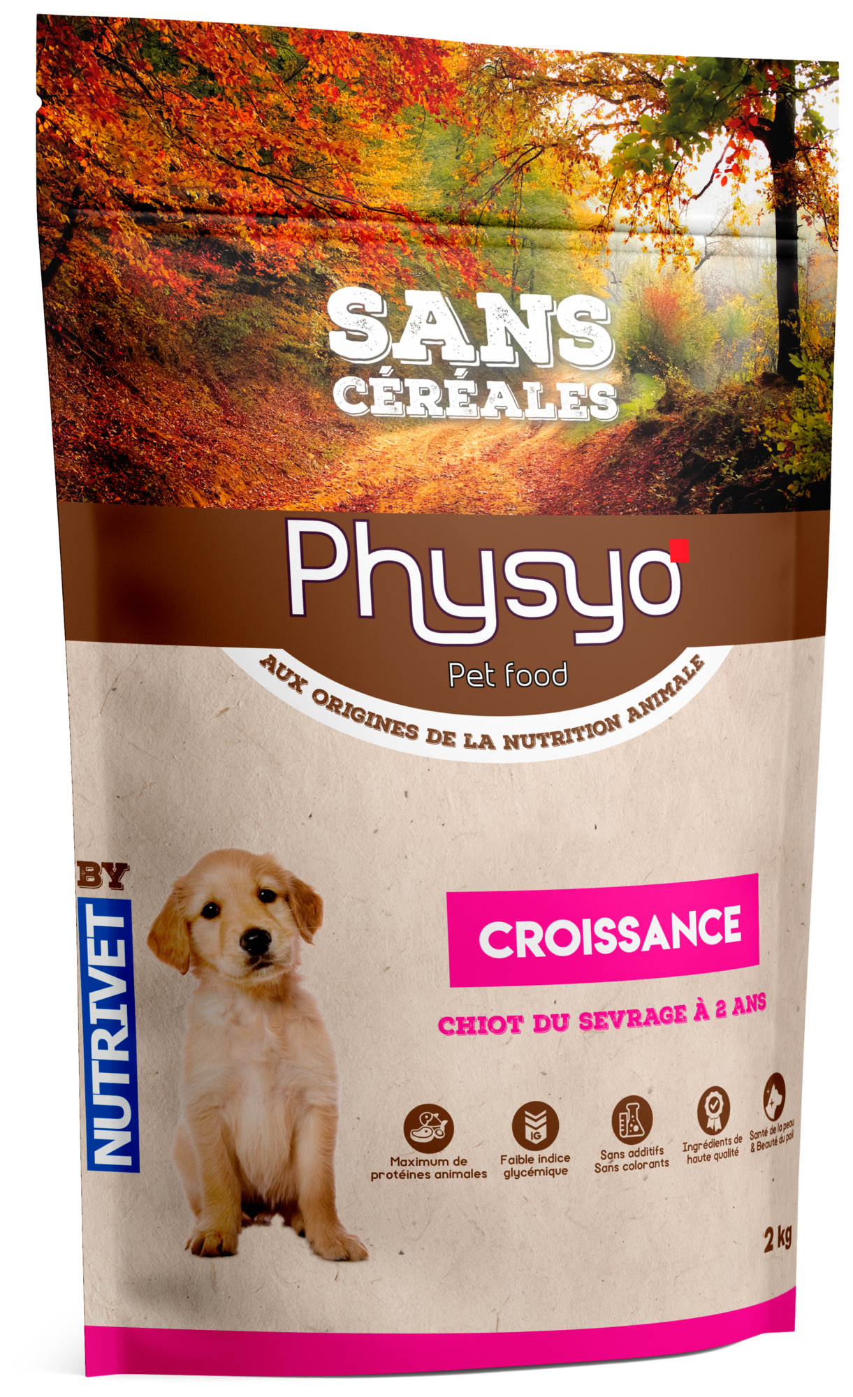 CROQUETTES SANS CÉRÉALES POUR CHIEN