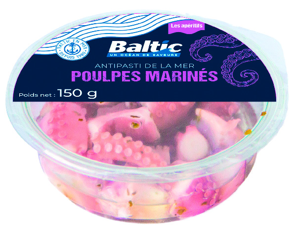 ANTIPASTIS DE LA MER : POULPES MARINÉS 