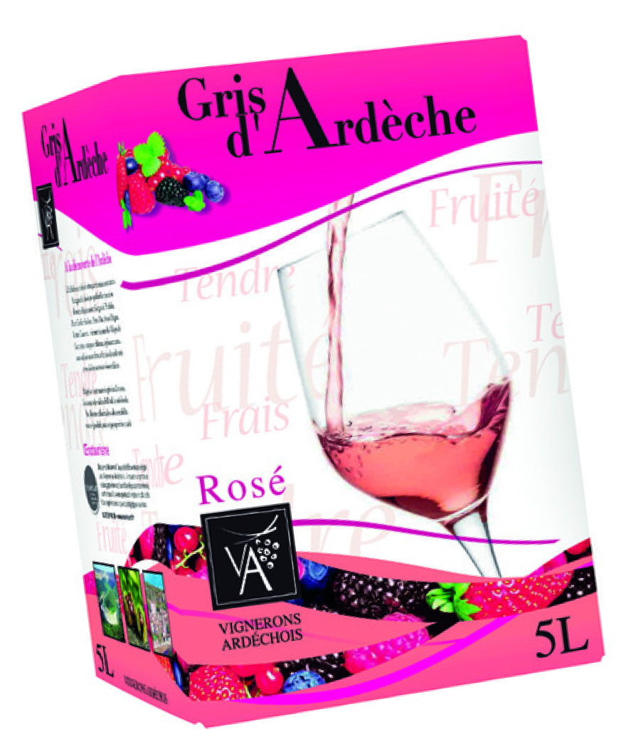 IGP(2) ARDÈCHE GRIS D’ARDÈCHE LES VIGNERONS ARDÉCHOIS