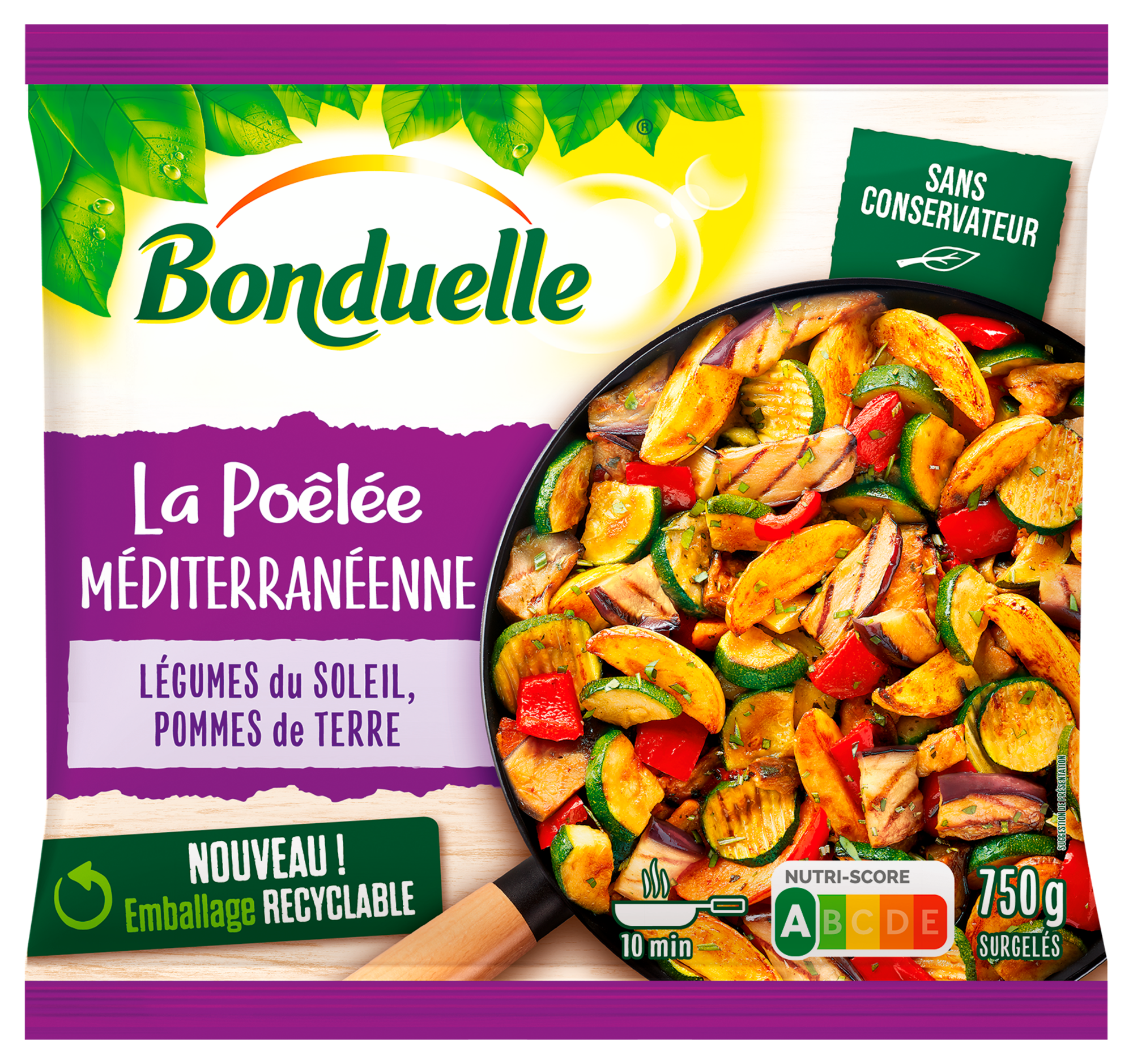 La Poêlée méditerranéenne surgelée