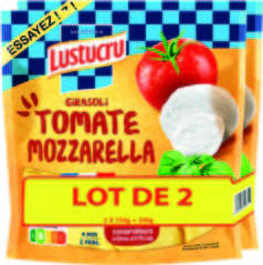LOT DE 2 GIRASOLI TOMATE MOZZARELLA