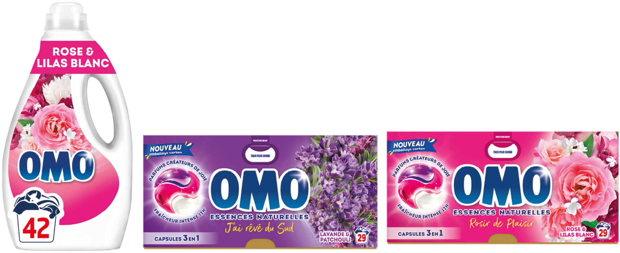 SUR LES PRODUITS PRÉSENTS EN MAGASIN DE LA GAMME "OMO"