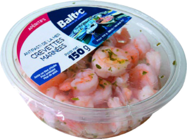 ANTIPASTI DE LA MER : CREVETTES MARINÉES