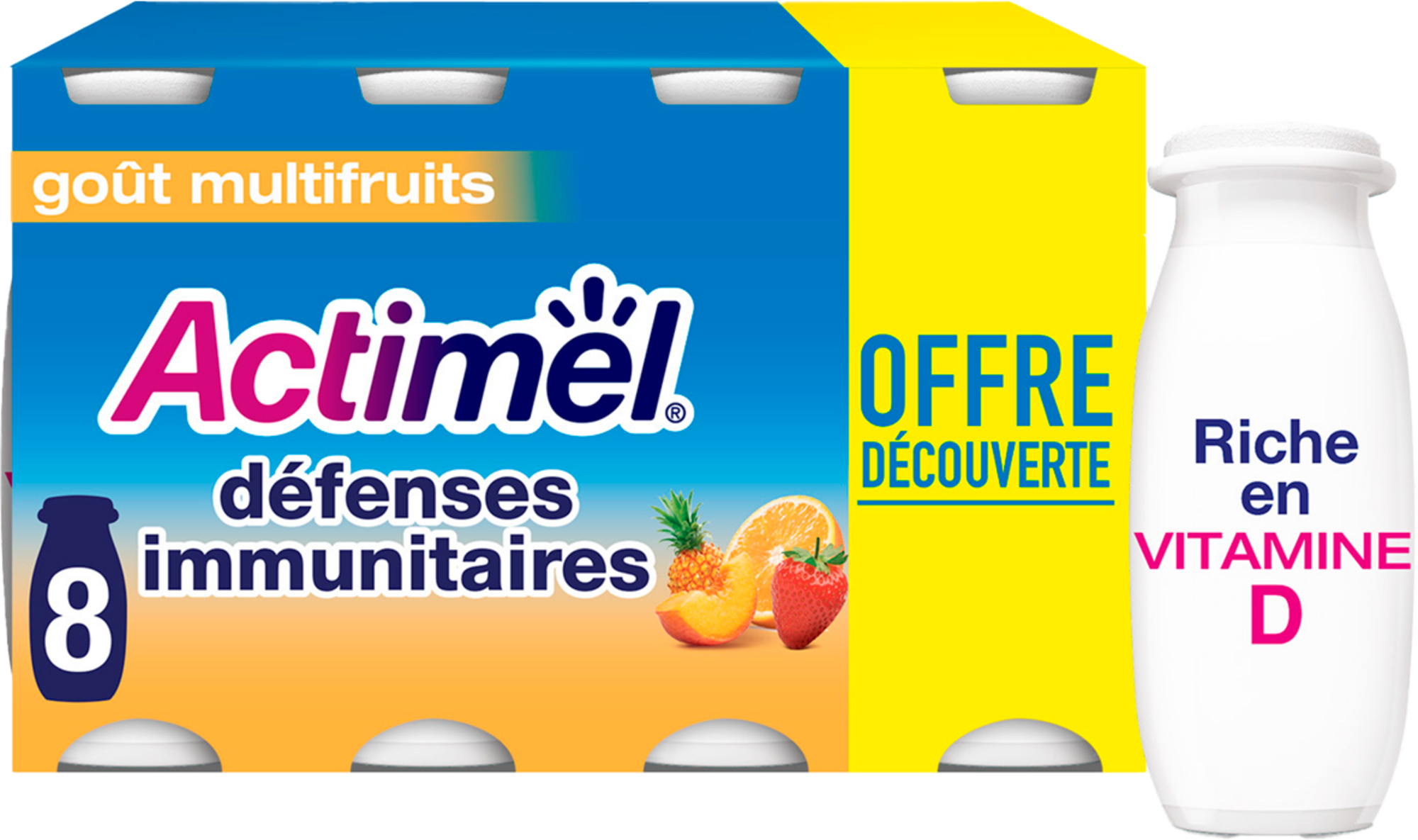 Actimel Goût multifruits Offre découverte
