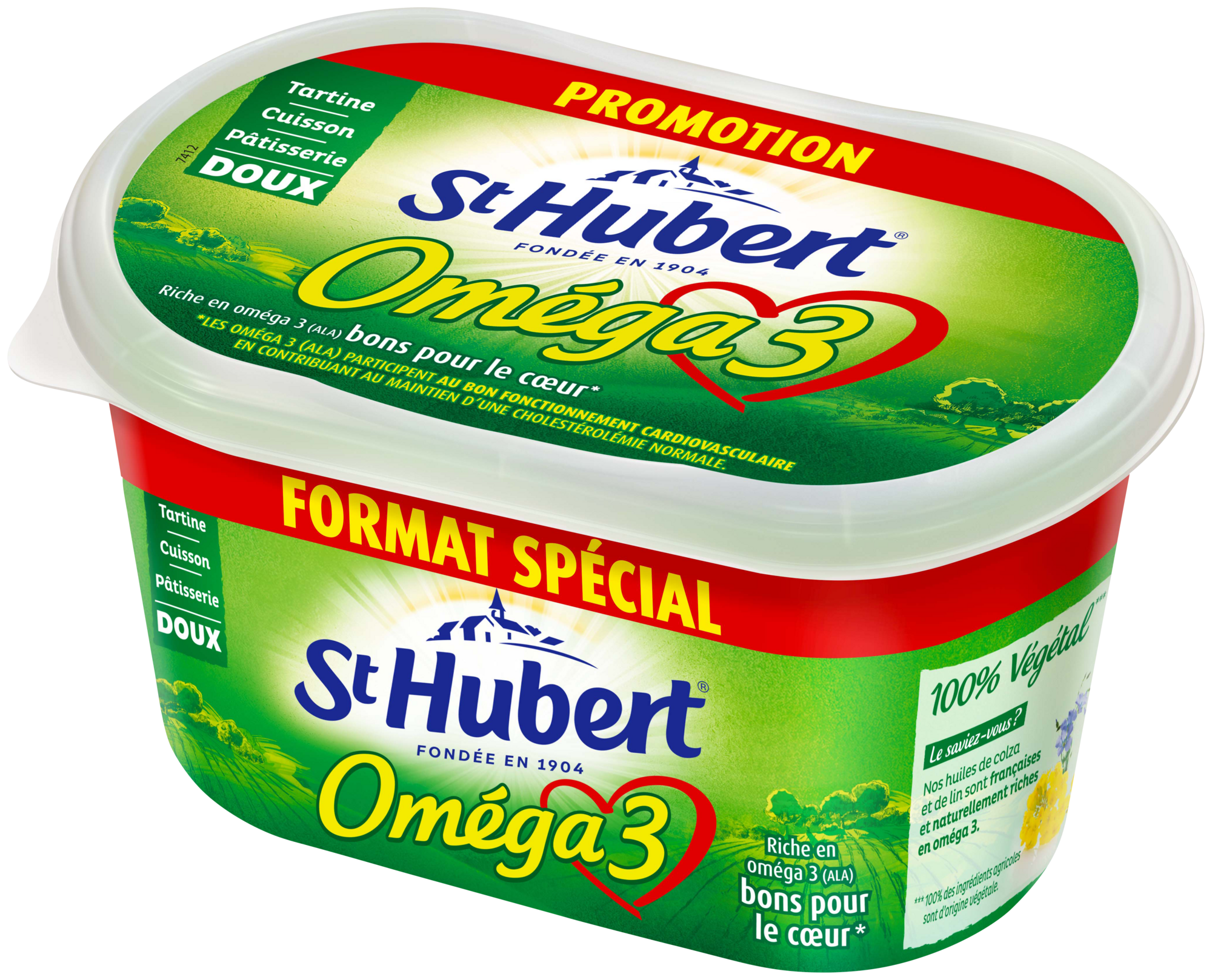 ST HUBERT oméga 3 doux 52% Mat. Gr. Format Spécial