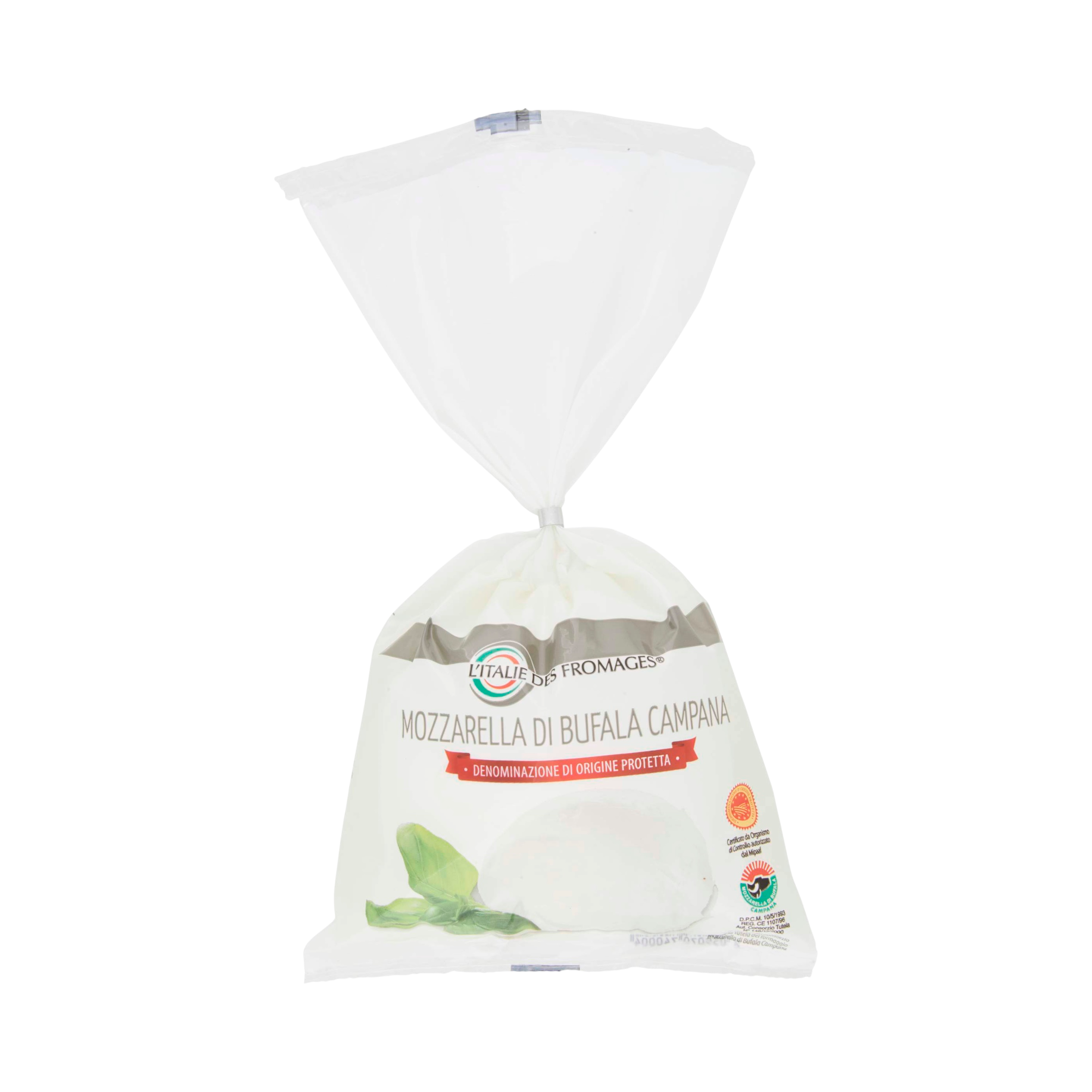 MOZZARELLA DI BUFALA CAMPANA DOP
24% MAT. GR.