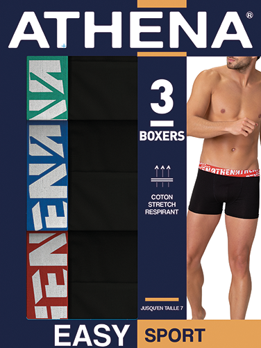 LOT DE 3  BOXERS