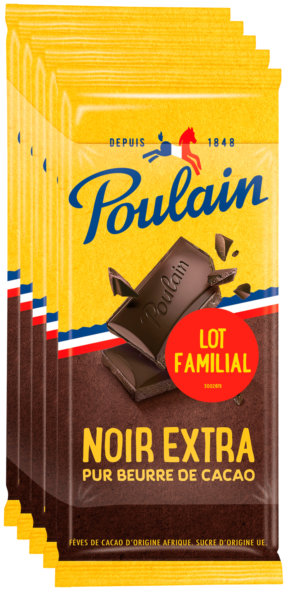 TABLETTES DE CHOCOLAT NOIR