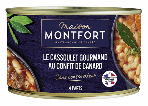 CASSOULET GOURMAND AU CONFIT DE CANARD