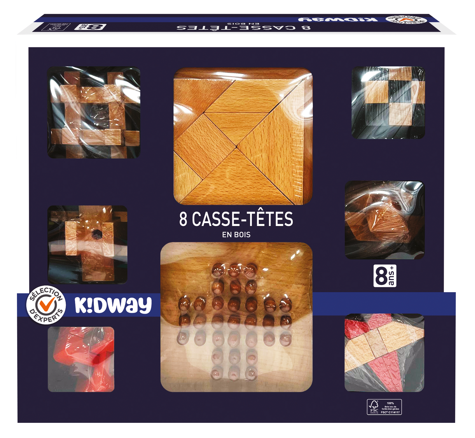 COFFRET CASSE-TÊTES 8 EN 1