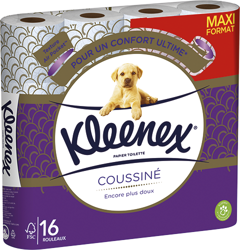 PAPIER TOILETTE COUSSINÉ