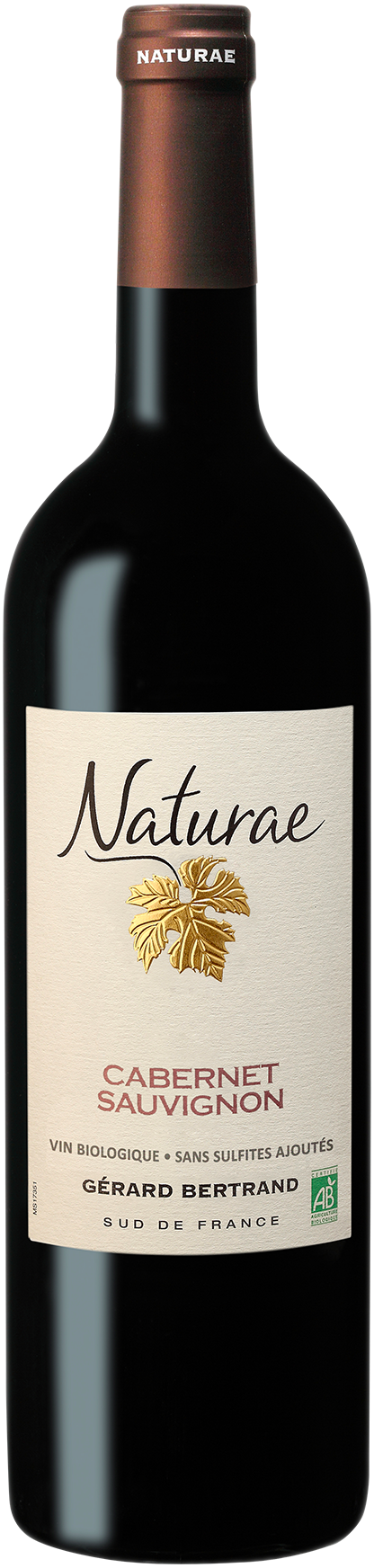IGP VIN ROUGE PAYS
D’OC NATURAE CABERNET
SAUVIGNON BIO SANS SULFITES ET VEGAN 2023