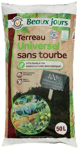 TERREAU UNIVERSEL SANS TOURBE