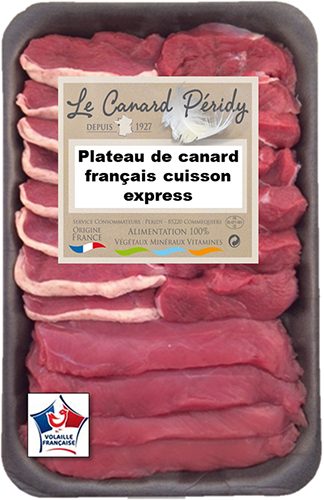 Plateau de canard français cuisson express