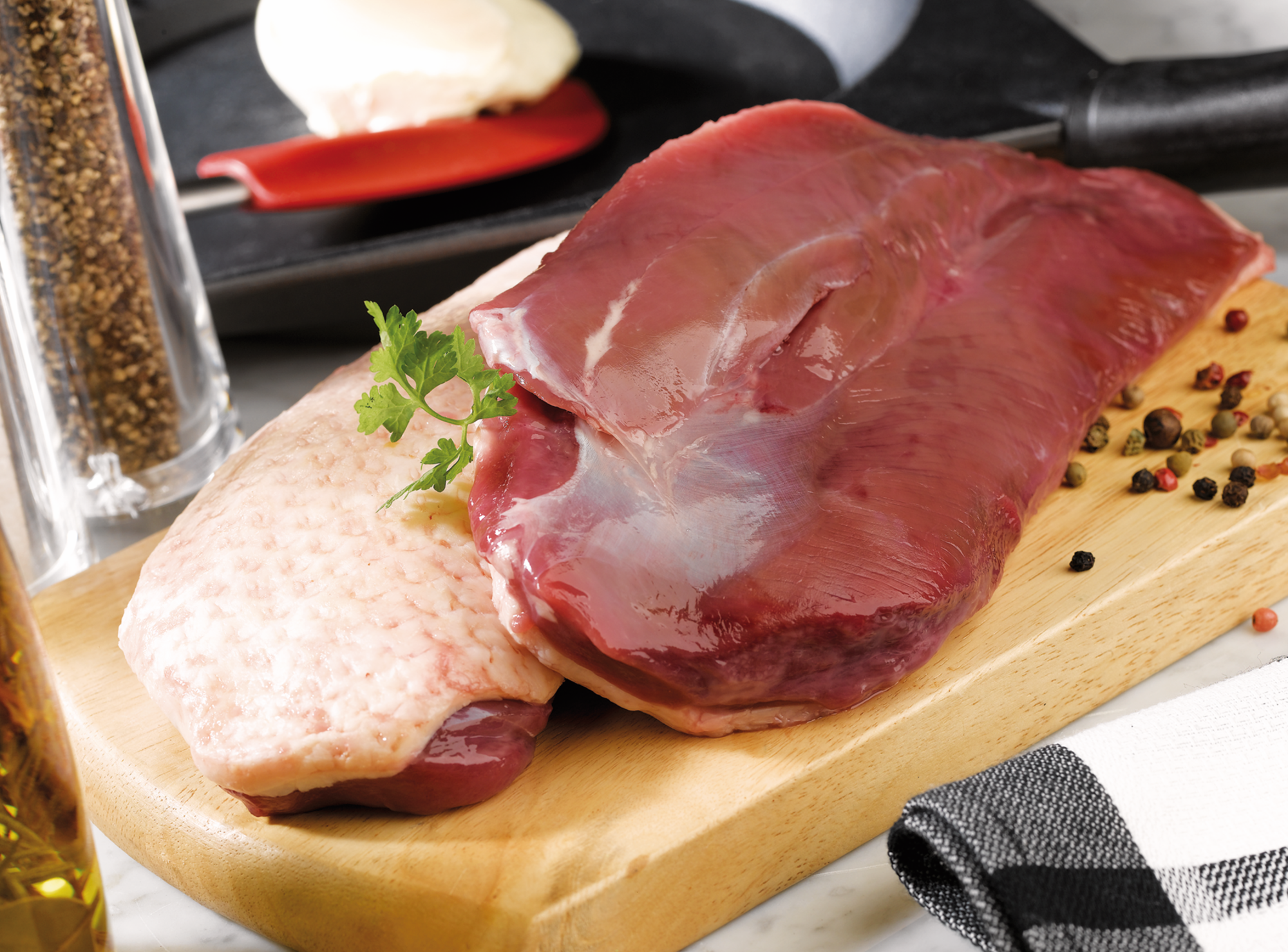 2 Magrets de canard extra tendre marinés à la fleur de sel