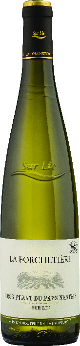 A.O.P(1) GROS PLANT DU PAYS NANTAIS SUR LIE(2) LA FORCHETIÈRE