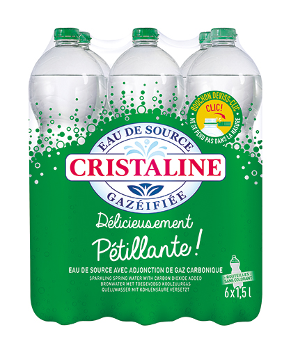 EAU DE SOURCE AVEC ADJONCTION DE GAZ CARBONIQUE
