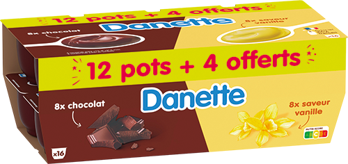 “DANETTE” CHOCOLAT ET SAVEUR VANILLE