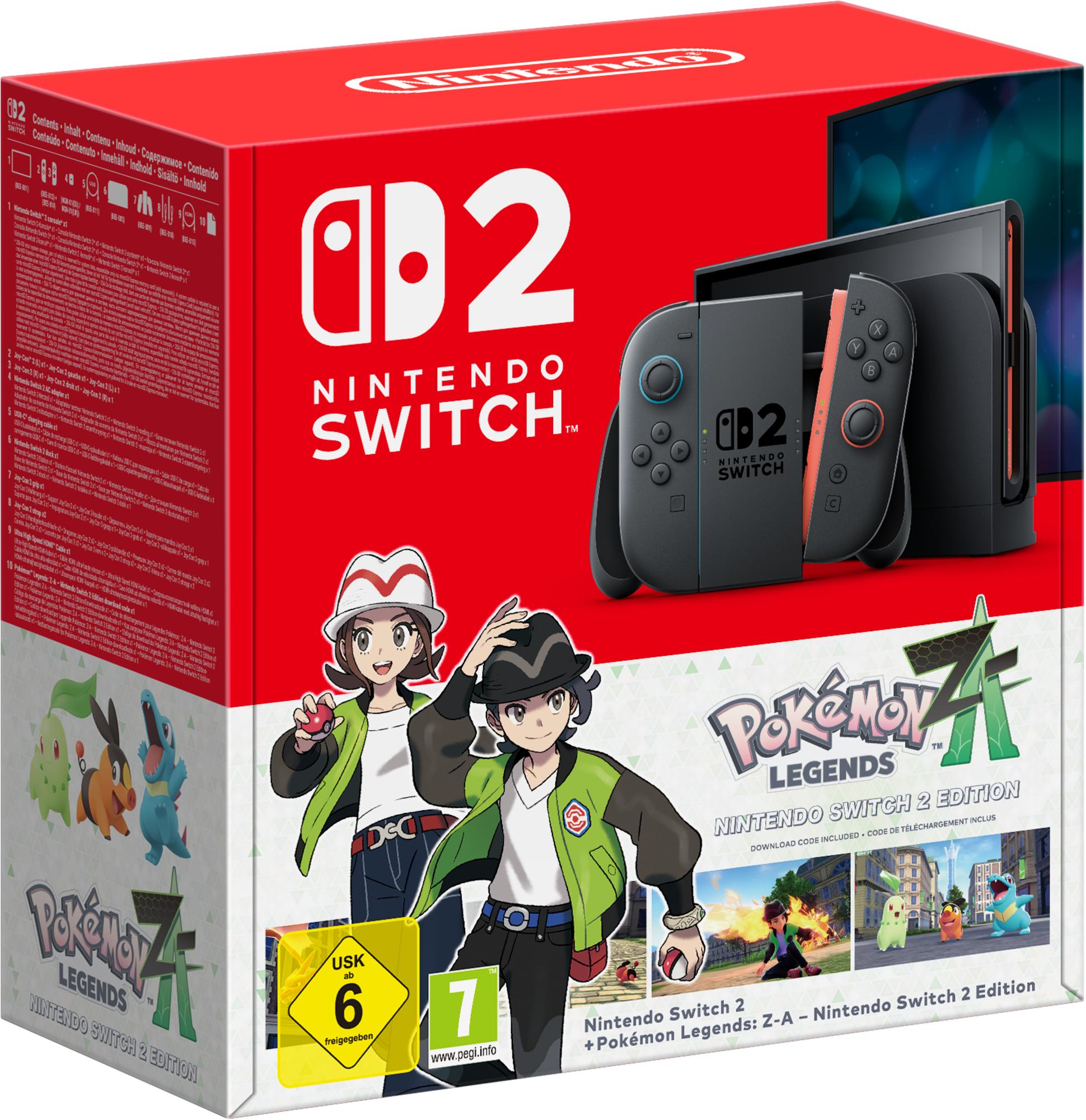 PACK CONSOLE NINTENDO SWITCH 2 + LÉGENDES POKÉMON : Z-A SWITCH 2 