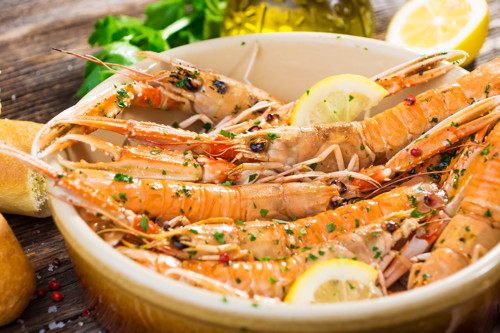 LANGOUSTINES CUITES