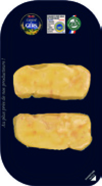 ESCALOPE DE FOIE GRAS IGP(2) DU SUD OUEST X2