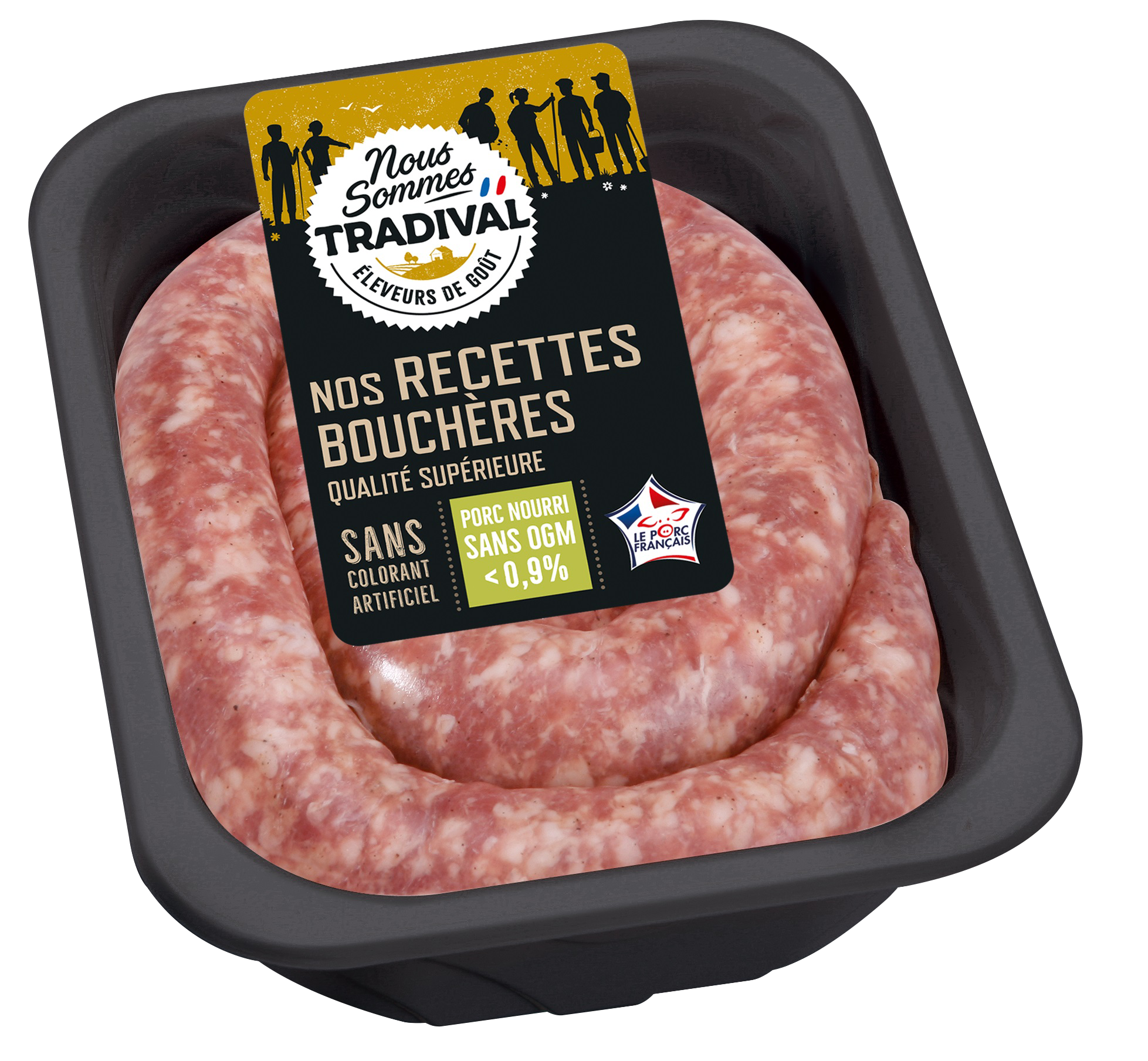 SAUCISSE DE TOULOUSE BRASSE ENROULÉE QUALITÉ SUPÉRIEURE