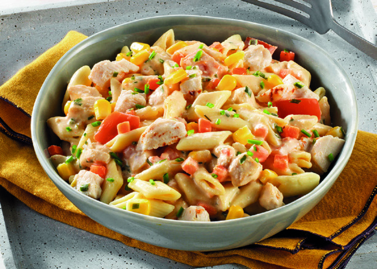 SALADE DE PÂTES POULET SAUCE CÉSAR