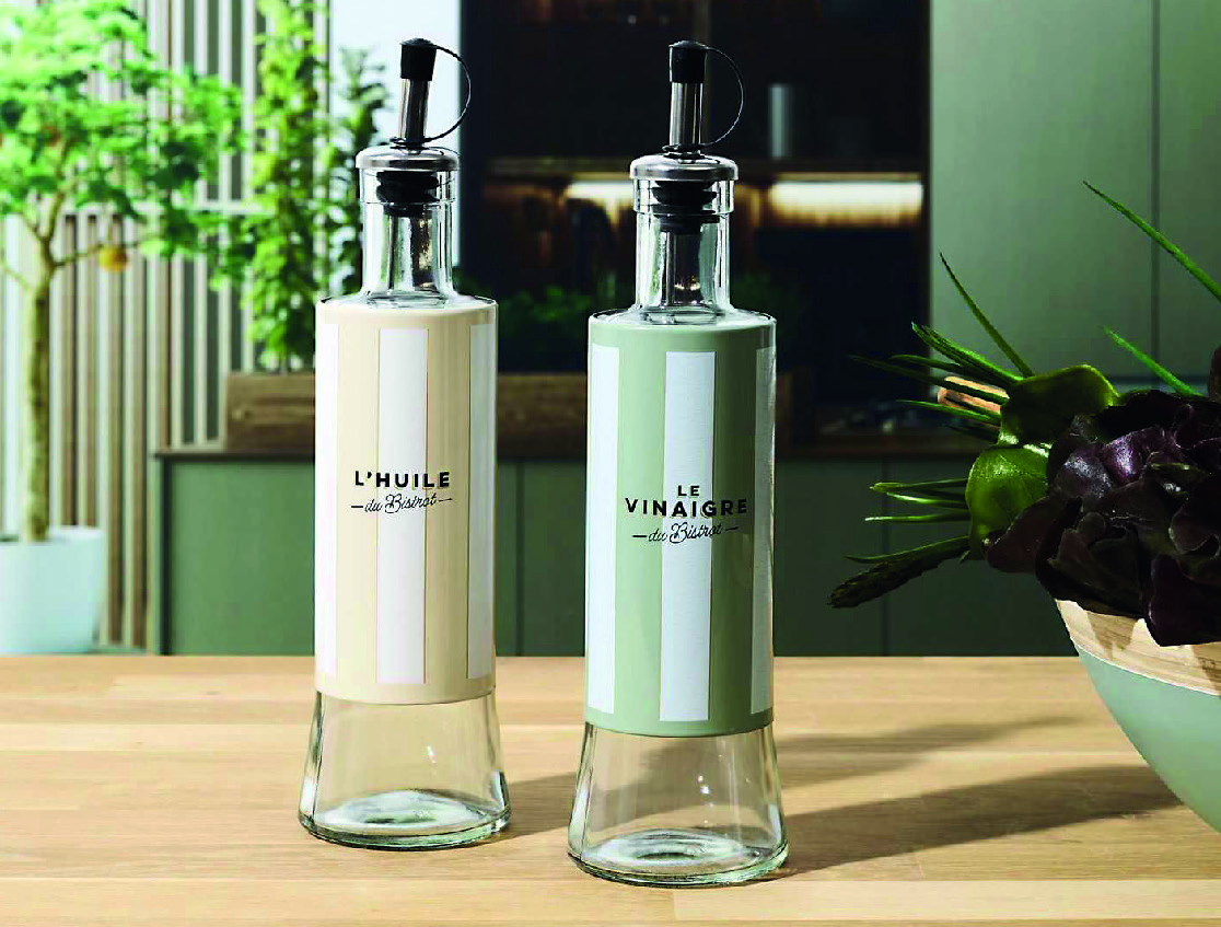 HUILE VINAIGRE EN VERRE