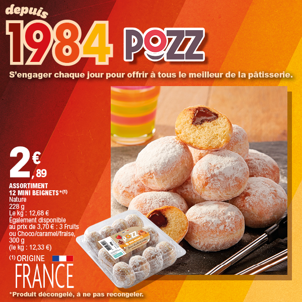 ASSORTIMENT 12 MINI BEIGNETS*