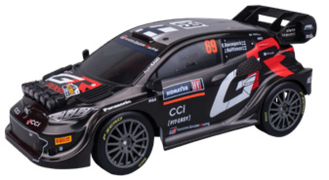 VOITURE RADIOCOMMANDÉE TOYOTA GAZOO RACING/VOITURE RADIOCOMMANDÉE M-SPORT FORD PUMA HYBRIDE