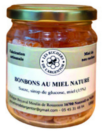 BONBONS AU MIEL NATURE LES RUCHERS DE L’ARGENTOR