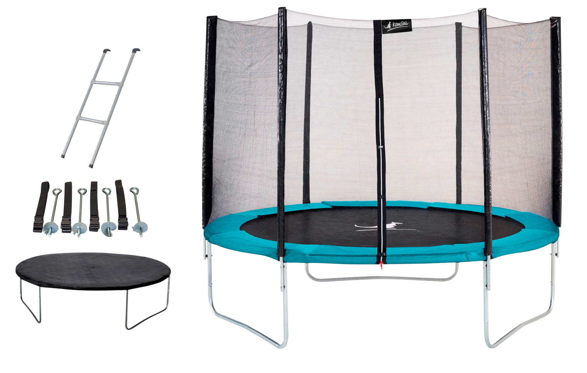 TRAMPOLINE 305CM + 3 ACCESSOIRES
