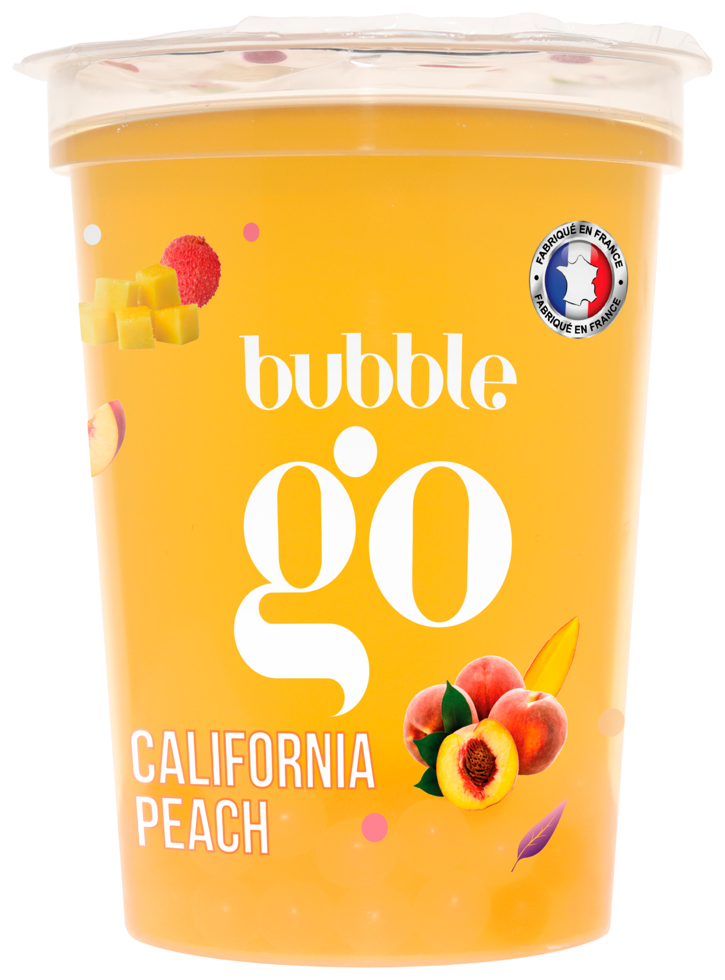 Bubble Tea California Peach
"BUBBLE GO"