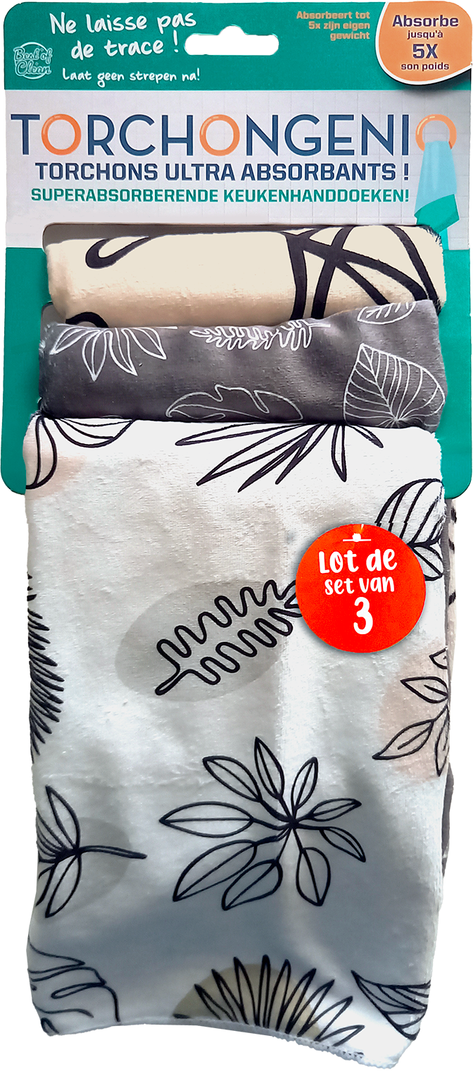 LOT DE 3 TORCHONGENIO