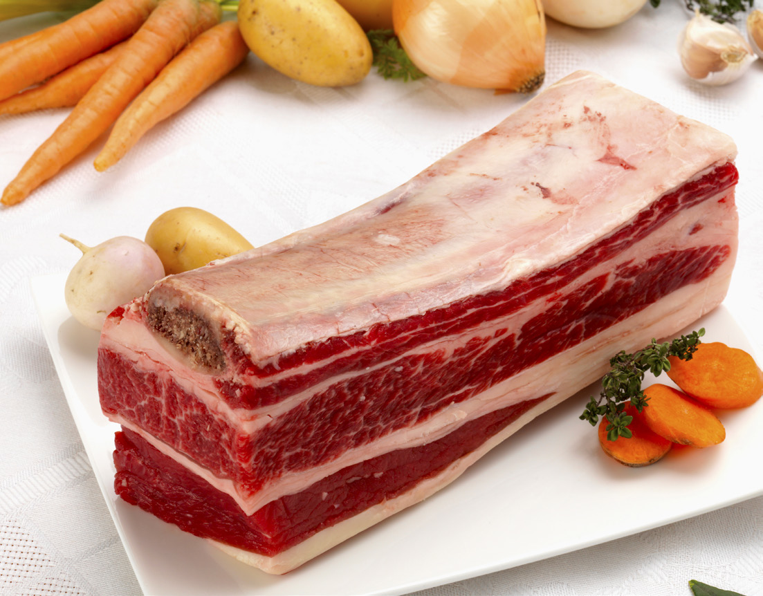 VIANDE BOVINE : POT-AU-FEU JARRET  PLAT DE CÔTE