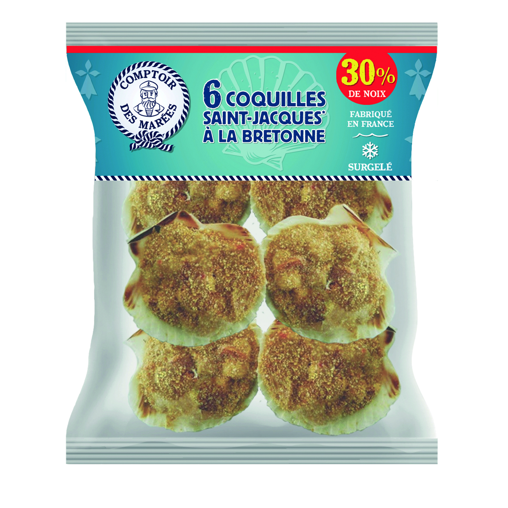 COQUILLES SAINT-JACQUES SURGELÉES