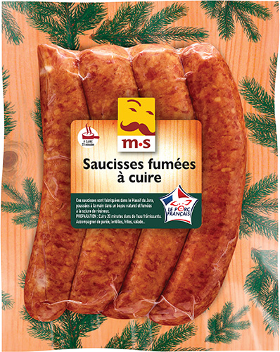 SAUCISSES FUMÉES À CUIRE