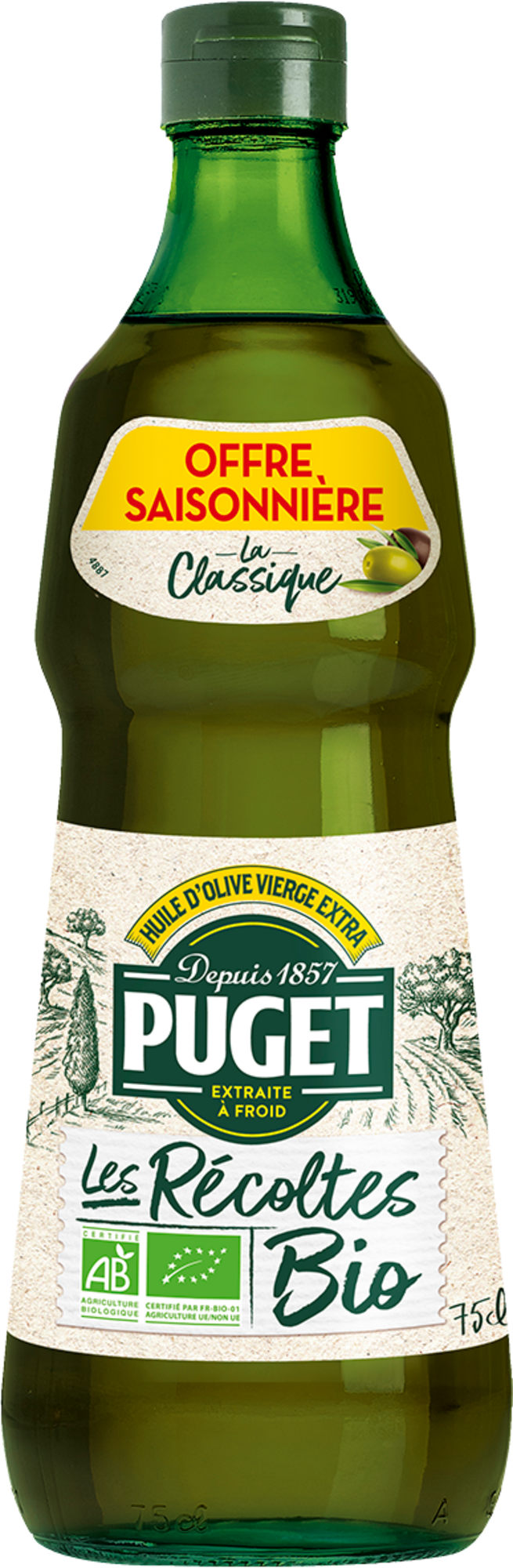 HUILE D'OLIVE VIERGE EXTRA LES RÉCOLTES BIO