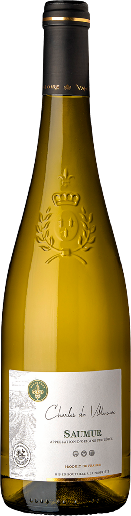AOP SAUMUR   BLANC SEC  - CHARLES DE VILLENEUVE 2023