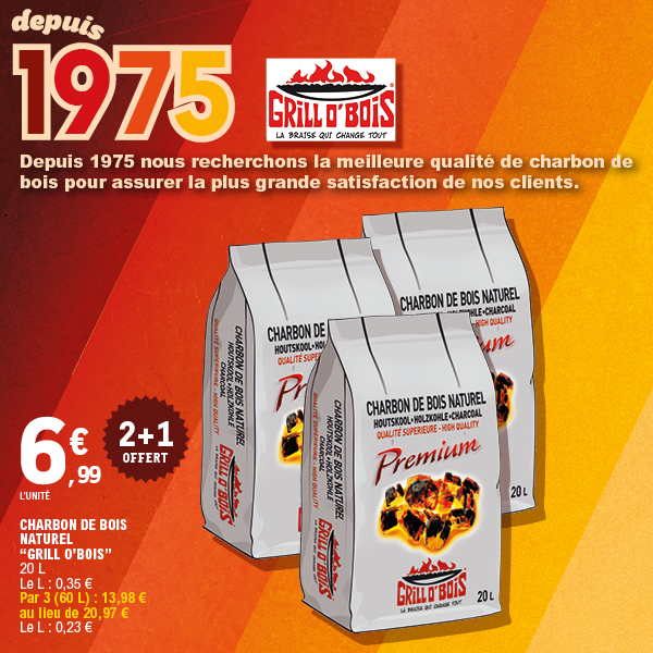 CHARBON DE BOIS NATUREL