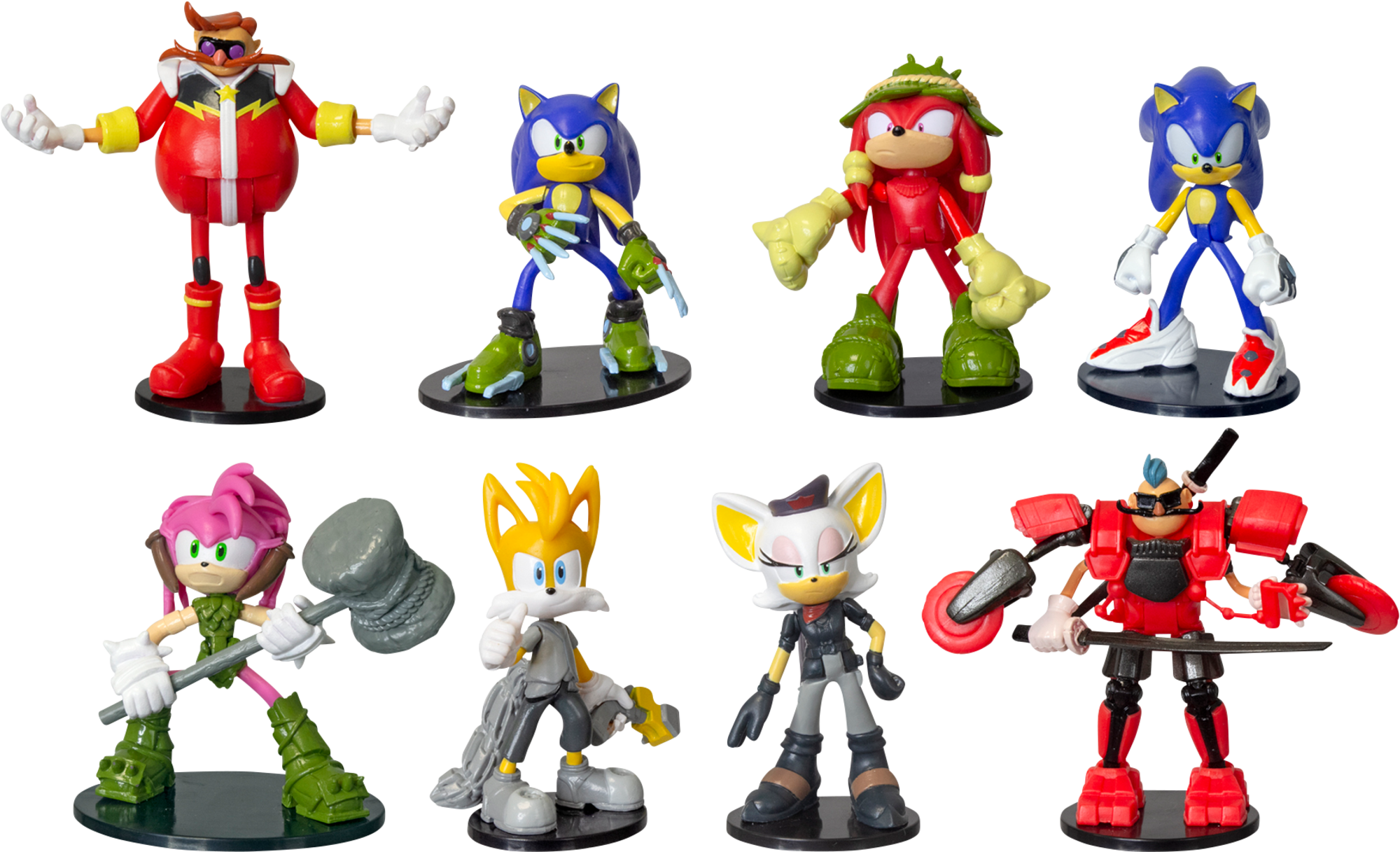 COFFRET 8 FIGURINES ARTICULÉES sonic