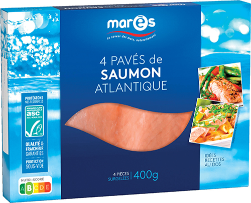 4 PAVÉS DE SAUMON ATLANTIQUE SURGELÉS