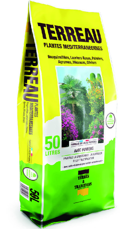 TERREAU PLANTES MÉDITERRANÉENNES