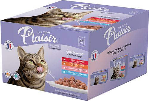 ÉMINCÉS EN SAUCE POUR CHAT ADULTE ET STÉRILISÉ