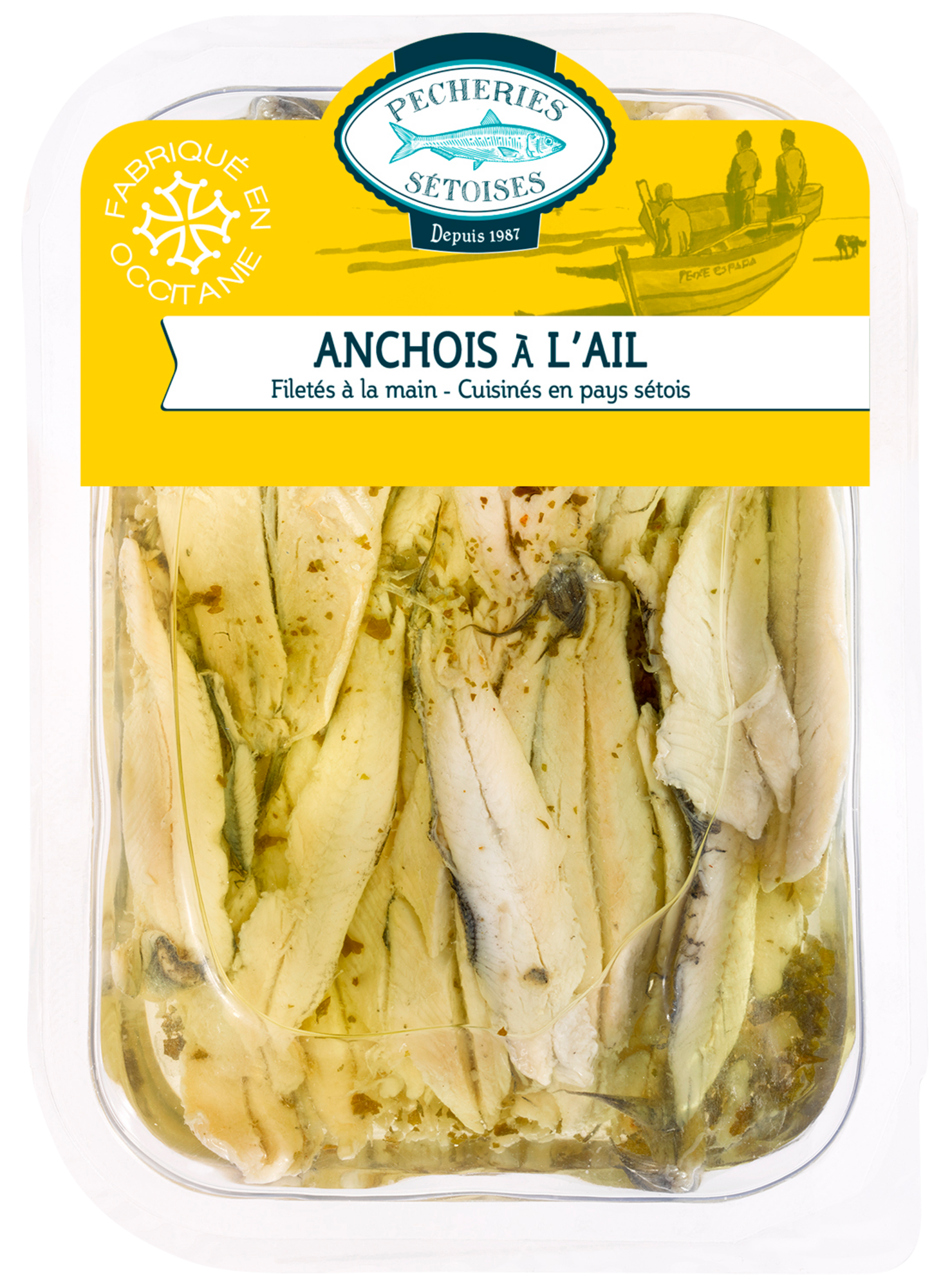 Anchois à l'ail