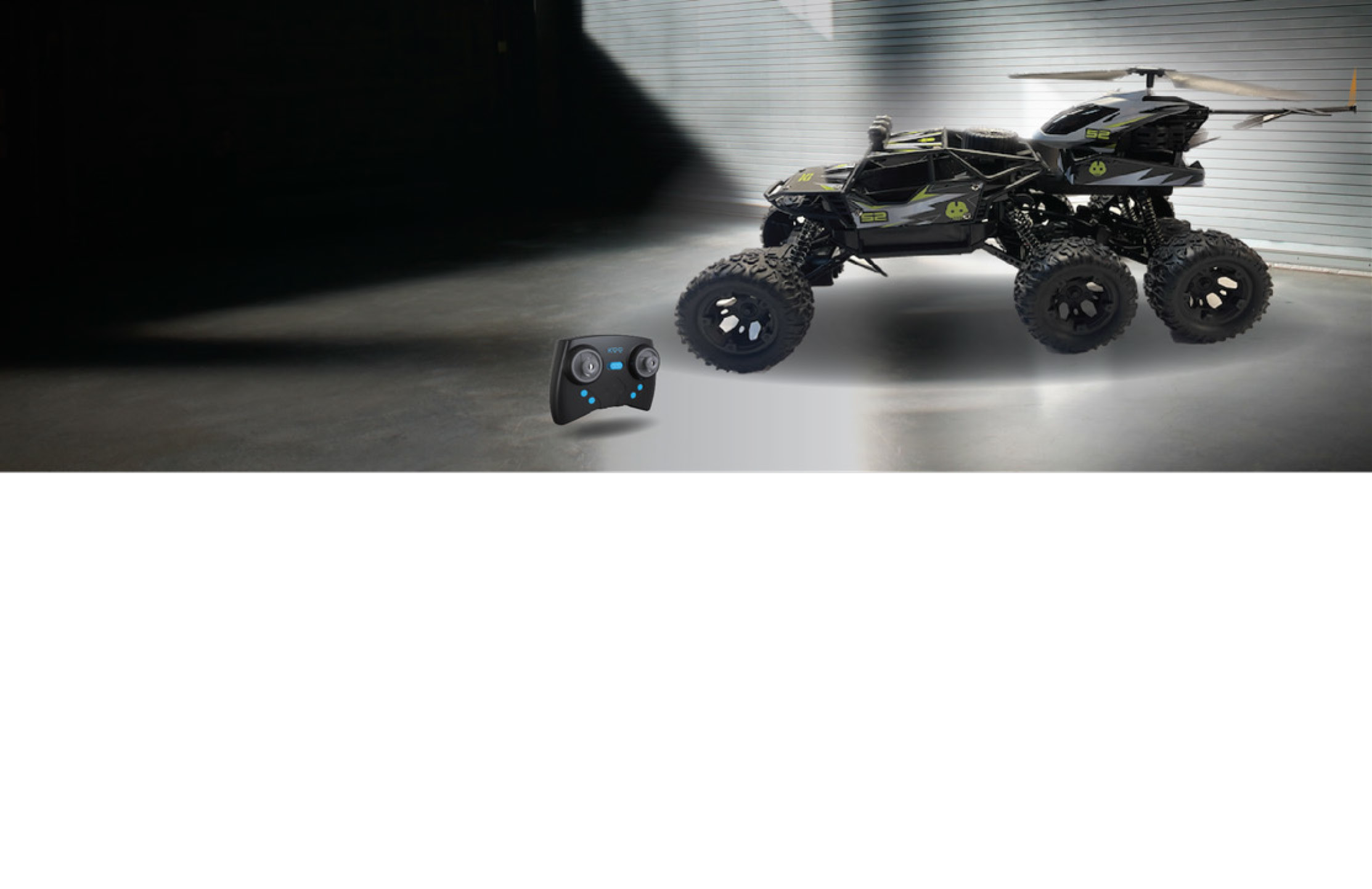 PACK VOITURE ET HÉLICOPTÈRE RADIOCOMMANDÉS KOKAN 052