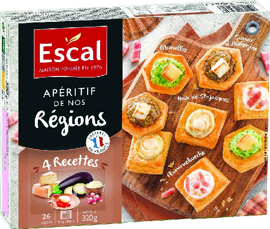 APÉRITIFS DE NOS RÉGIONS SURGELÉS