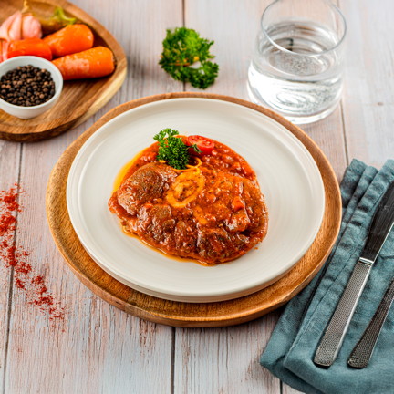 OSSO BUCCO DE VEAU À LA MILANAISE